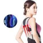 Corrector de postura, soporte lumbar ajustable, cinturón de apoyo de espalda, protección de hombros, corsé de postura para adultos y niños.