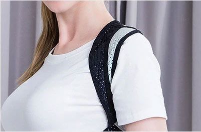 Corrector de postura, soporte lumbar ajustable, cinturón de apoyo de espalda, protección de hombros, corsé de postura para adultos y niños.
