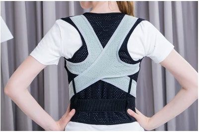 Corrector de postura, soporte lumbar ajustable, cinturón de apoyo de espalda, protección de hombros, corsé de postura para adultos y niños.