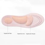 Plantillas de Masaje 4D Amortiguadoras con Esponja de Soporte para Arco
