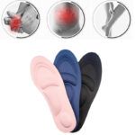 Plantillas de Masaje 4D Amortiguadoras con Esponja de Soporte para Arco
