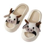 Pantuflas Sandalias de lino y algodón