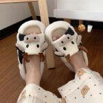 Pantuflas Sandalias de lino y algodón