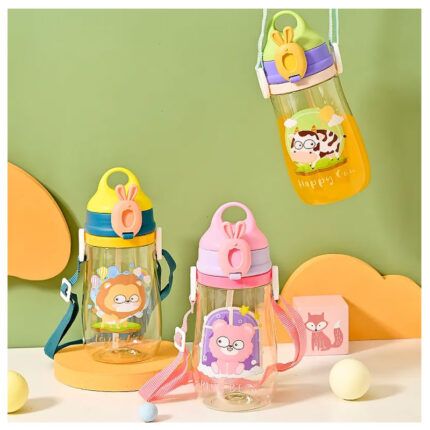 Vaso Pitillo con Diseños Animados 550ml