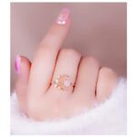 Anillo Luna Oro Rosa 