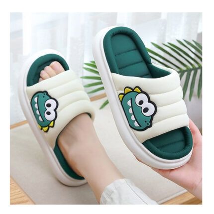Pantuflas Antideslizantes de Interior de EVA con Diseño de Dinosaurio