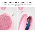 Brocha Eléctrica de Limpieza Facial de Silicona Suave