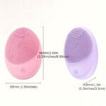 Brocha Eléctrica de Limpieza Facial de Silicona Suave