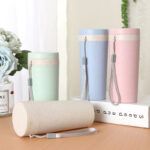 Termo Antiderrames 300 Ml Fibra De Trigo Ecológico, Taza-mug