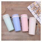 Termo Antiderrames 300 Ml Fibra De Trigo Ecológico, Taza-mug