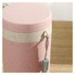 Termo Antiderrames 300 Ml Fibra De Trigo Ecológico, Taza-mug
