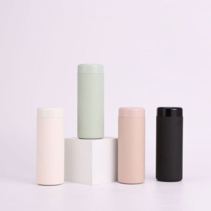 Termo Yimi Termico con Infusor de Té y Exterior Siliconado 360 Ml