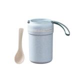 Termo con Cuchara en Fibra de Trigo 330 ML