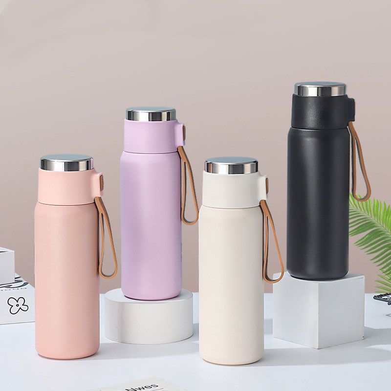 Termo Just Life Para Bebidas Frías Y Calientes 600 Ml Acero Inoxidable