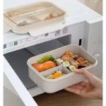 Lonchera + 2 Porta Comidas + Cubiertos En Fibra De Trigo