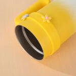 Termo De Acero Inoxidable Tapa Y Popote 1.25 L