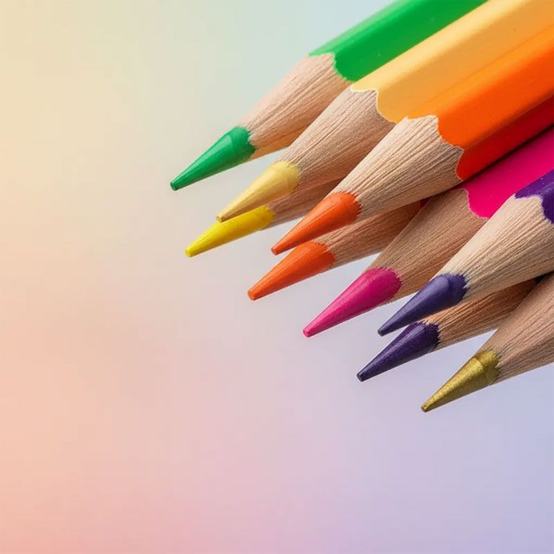 Lápices de Colores Redondos Variados x 18 Eterna