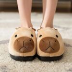 Pantuflas Peluche Capibara Antideslizantes