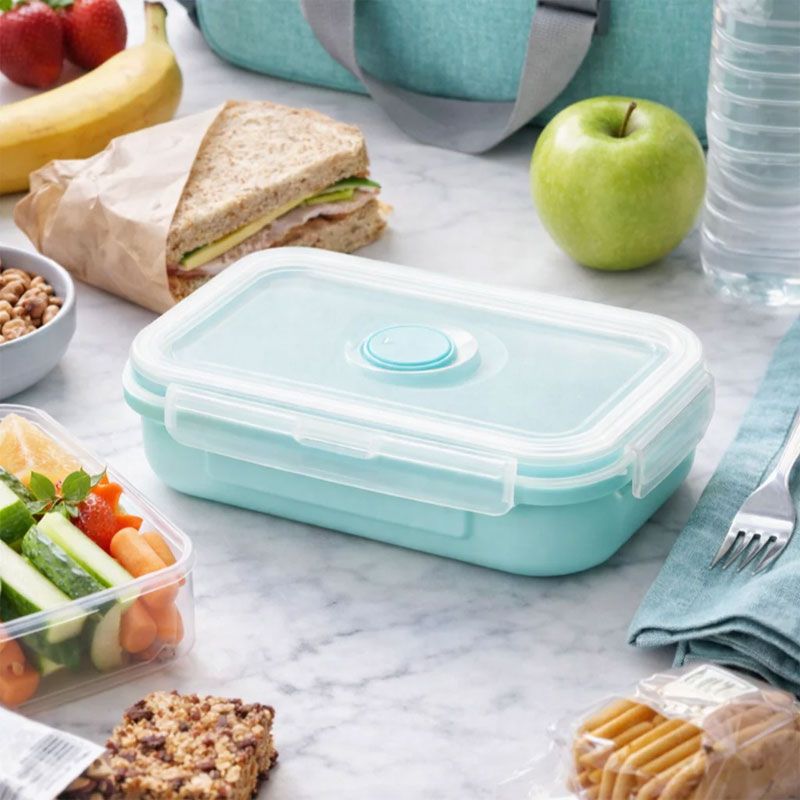Porta comidas En Silicona Plegable