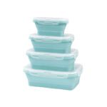 Porta comidas En Silicona Plegable