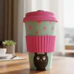 Mug Green Cup De Bambu Ecologico 400ml