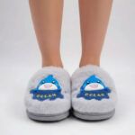 Pantuflas De Algodón Con Diseño Animado