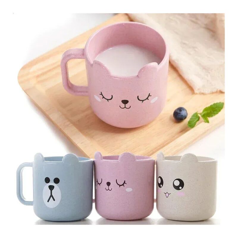 Mug Taza Carita En Fibra De Trigo