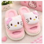 Pantuflas De Lino Y Algodón Hello Kitty Peluche
